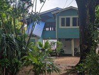 View of the house from the entry side.