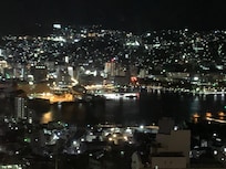 部屋から眺める夜景