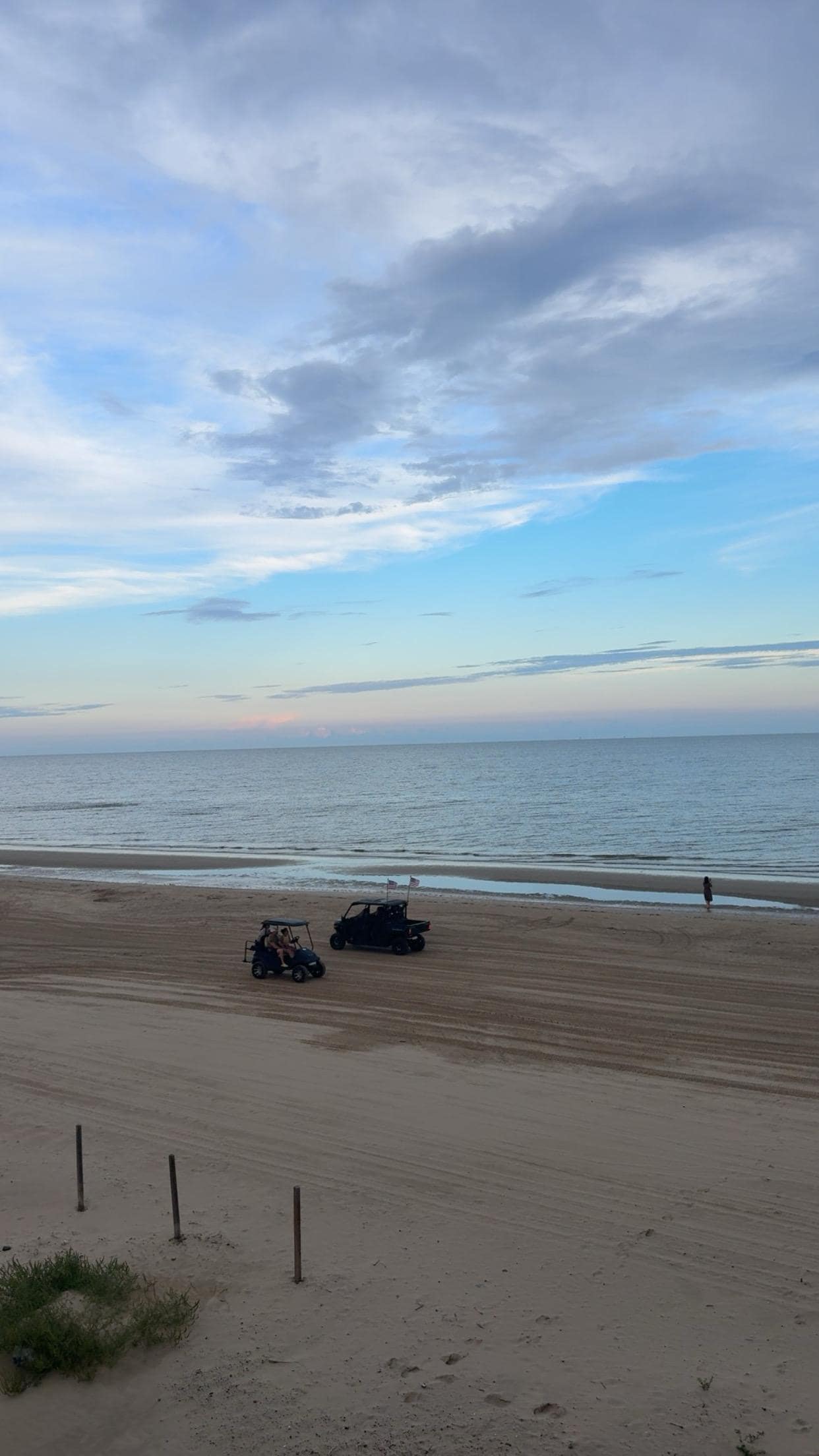 Just standing on the balcony 