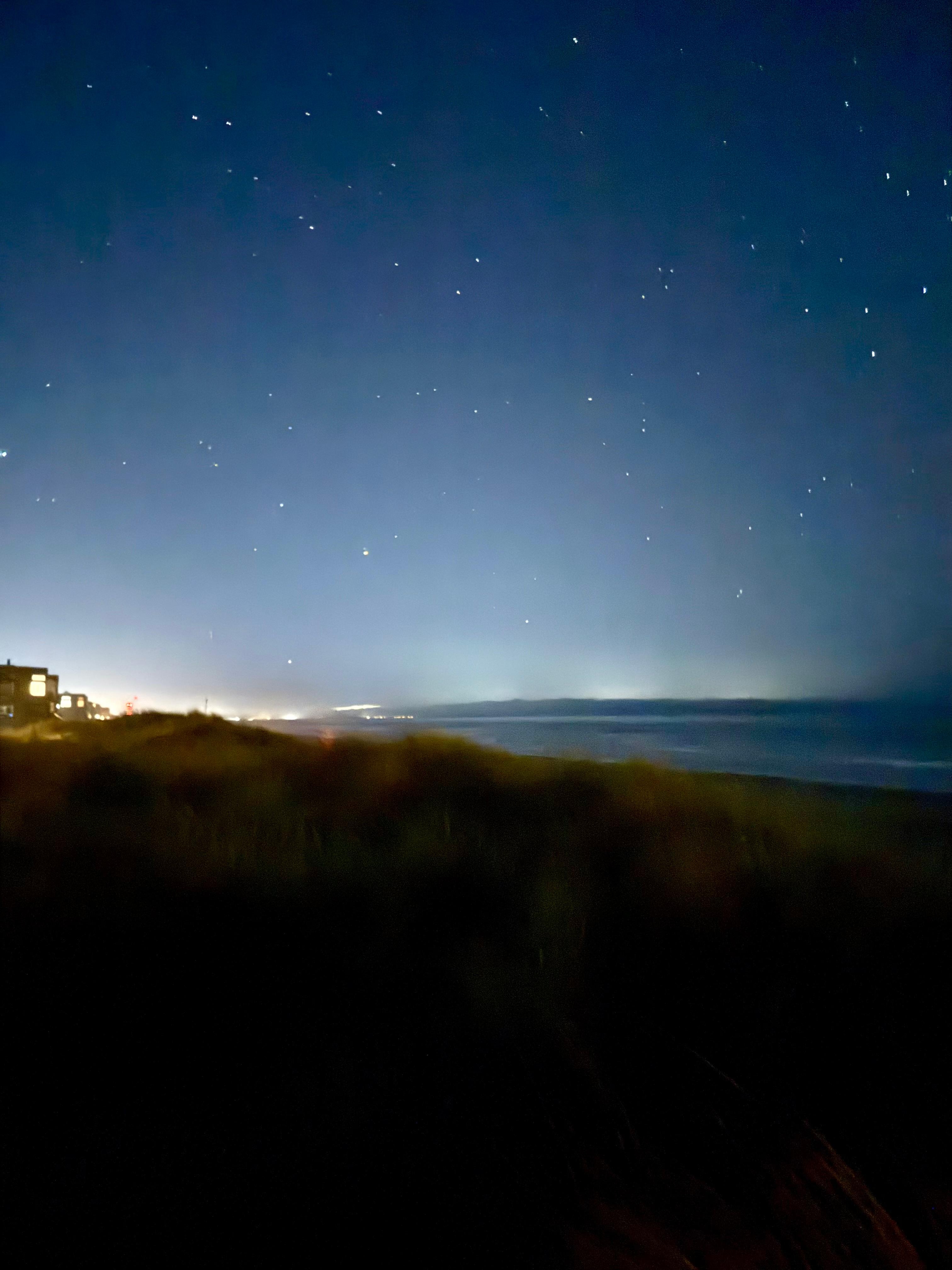 Beautiful clear night, the stars were so bright!