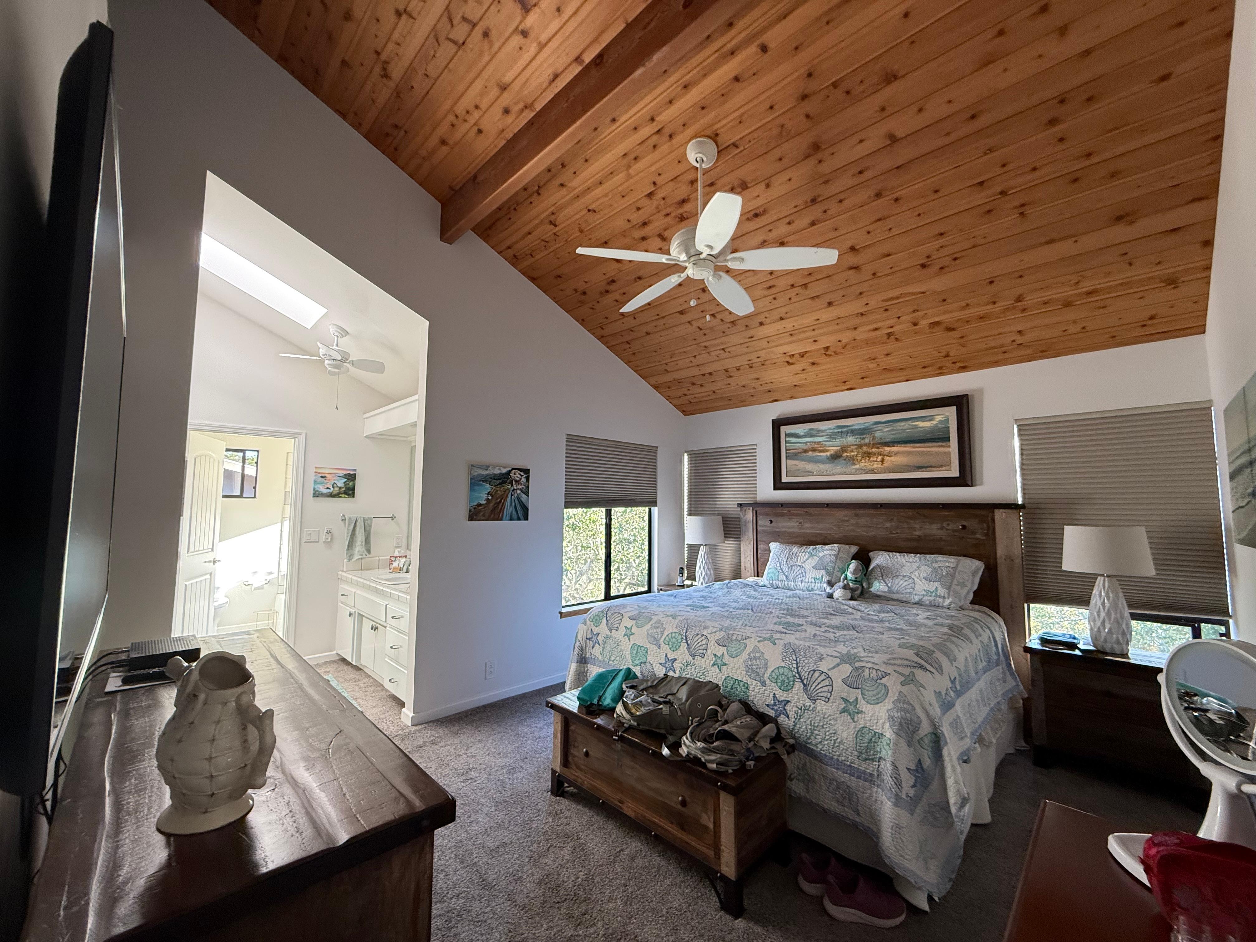 Master bedroom suite