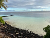 There is no beach at all. This was low tide. Don’t listen to the rubbish about global warming
