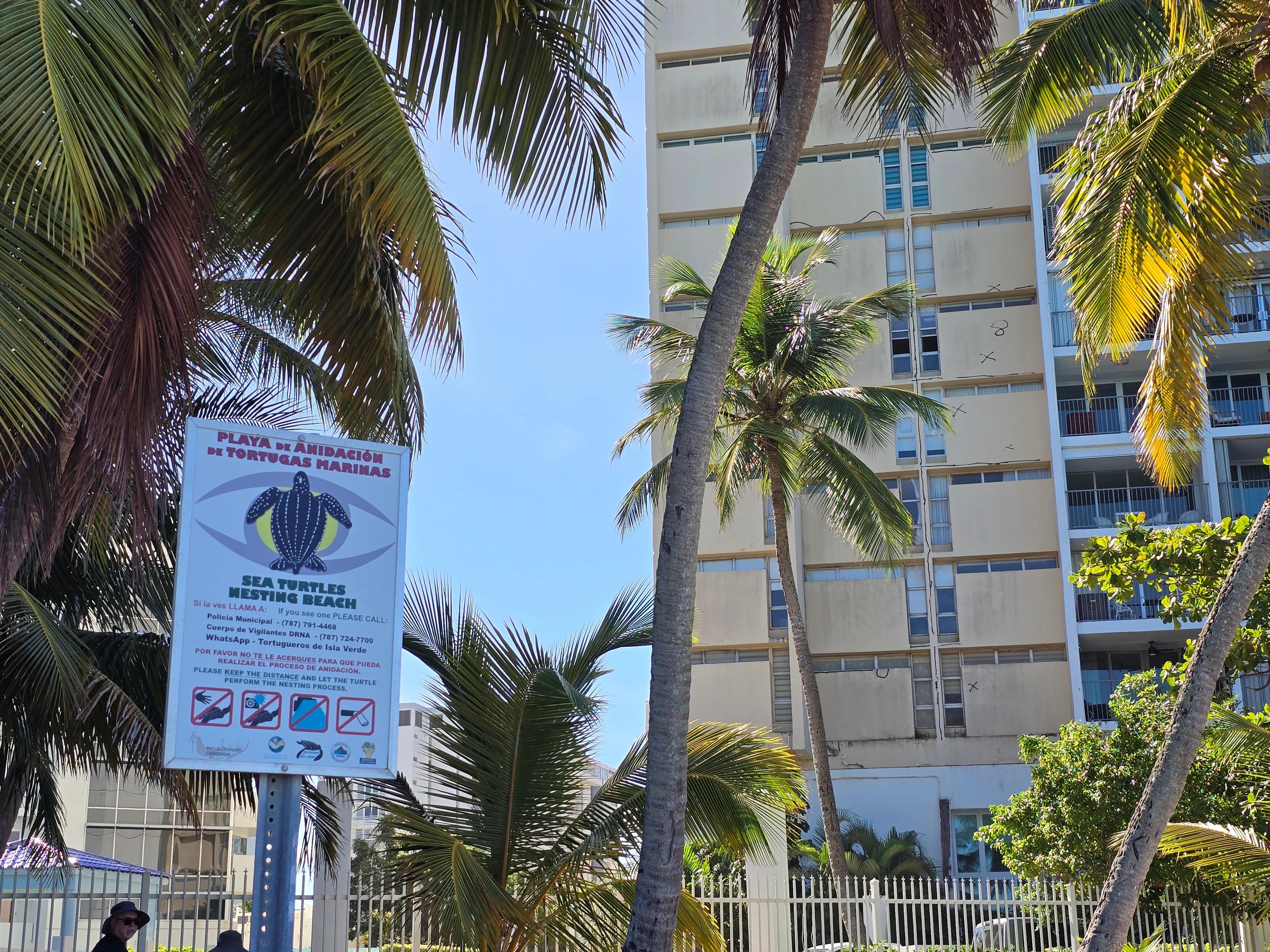 It is also a sea turtle nesting area.