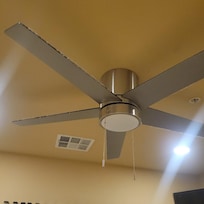 Thick layer of dust.