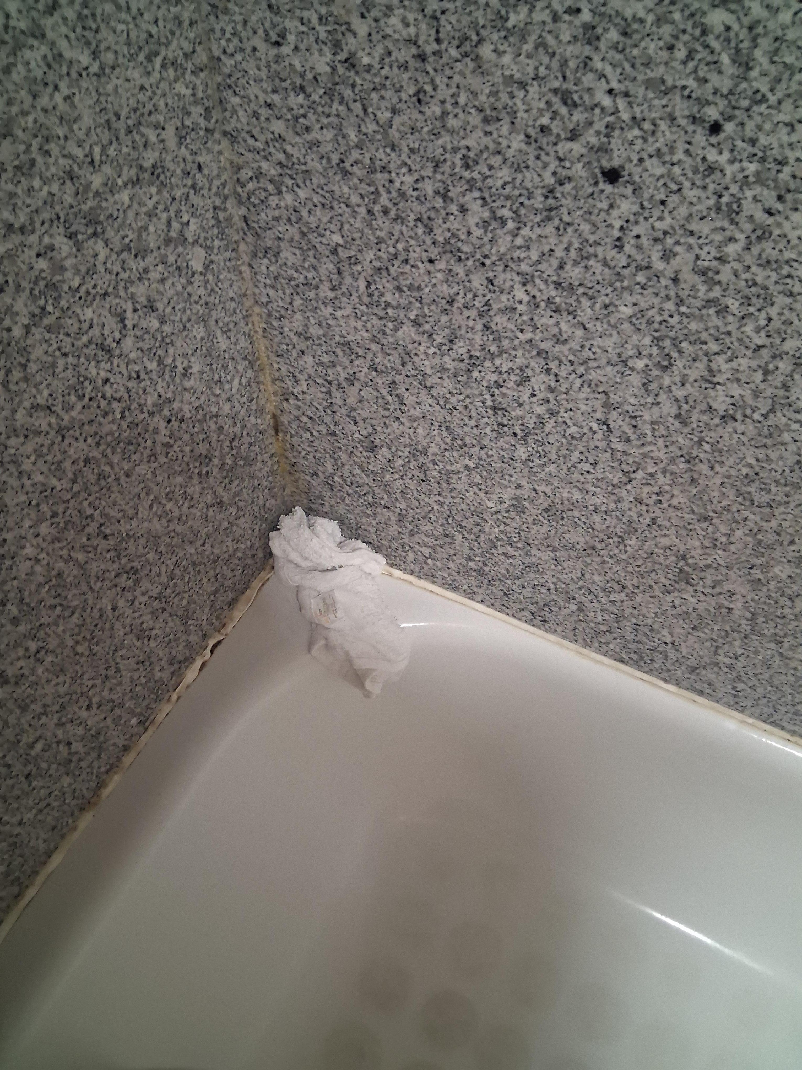 Dirty cloth left behind