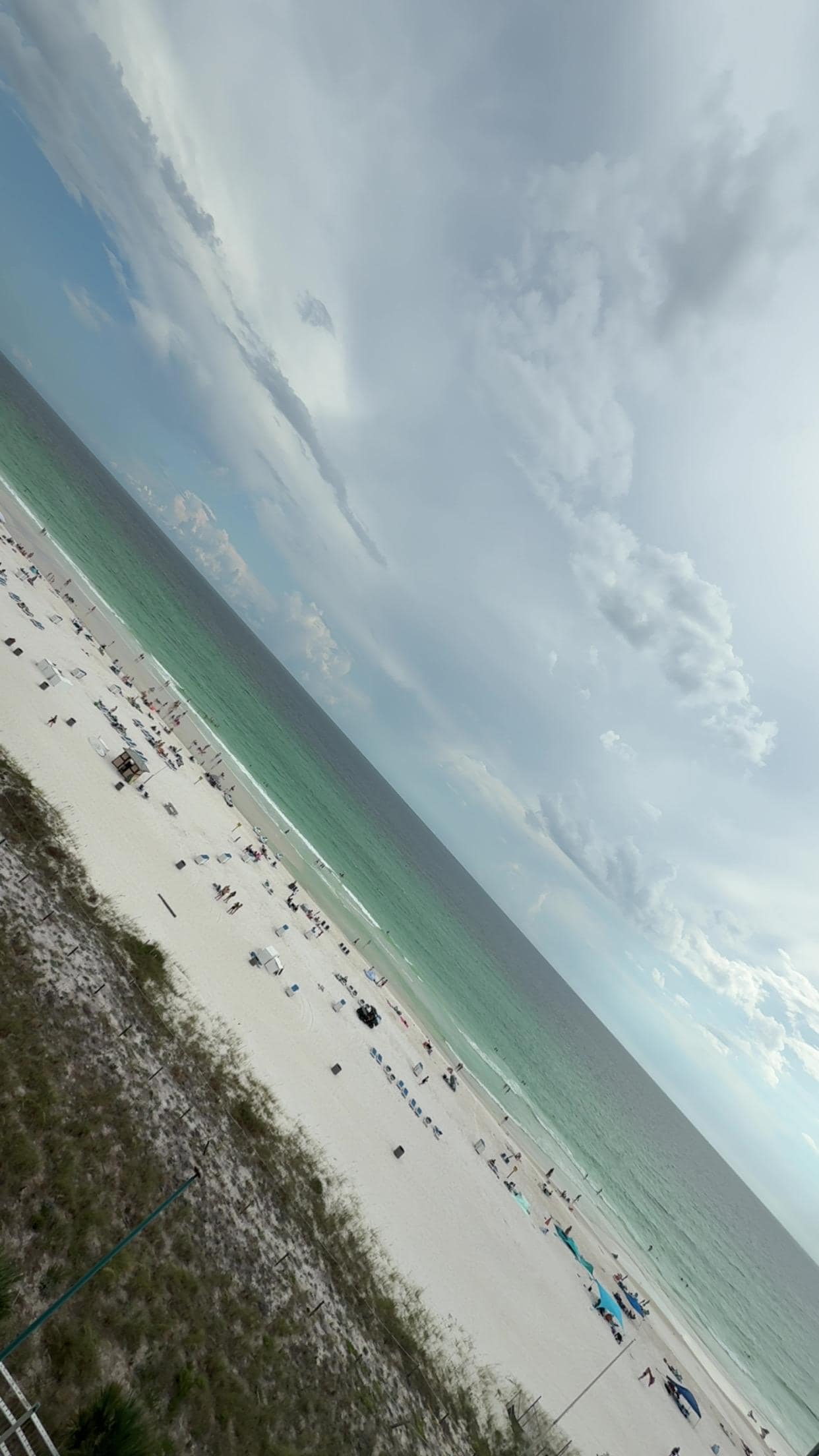 View from our condo’s balcony 