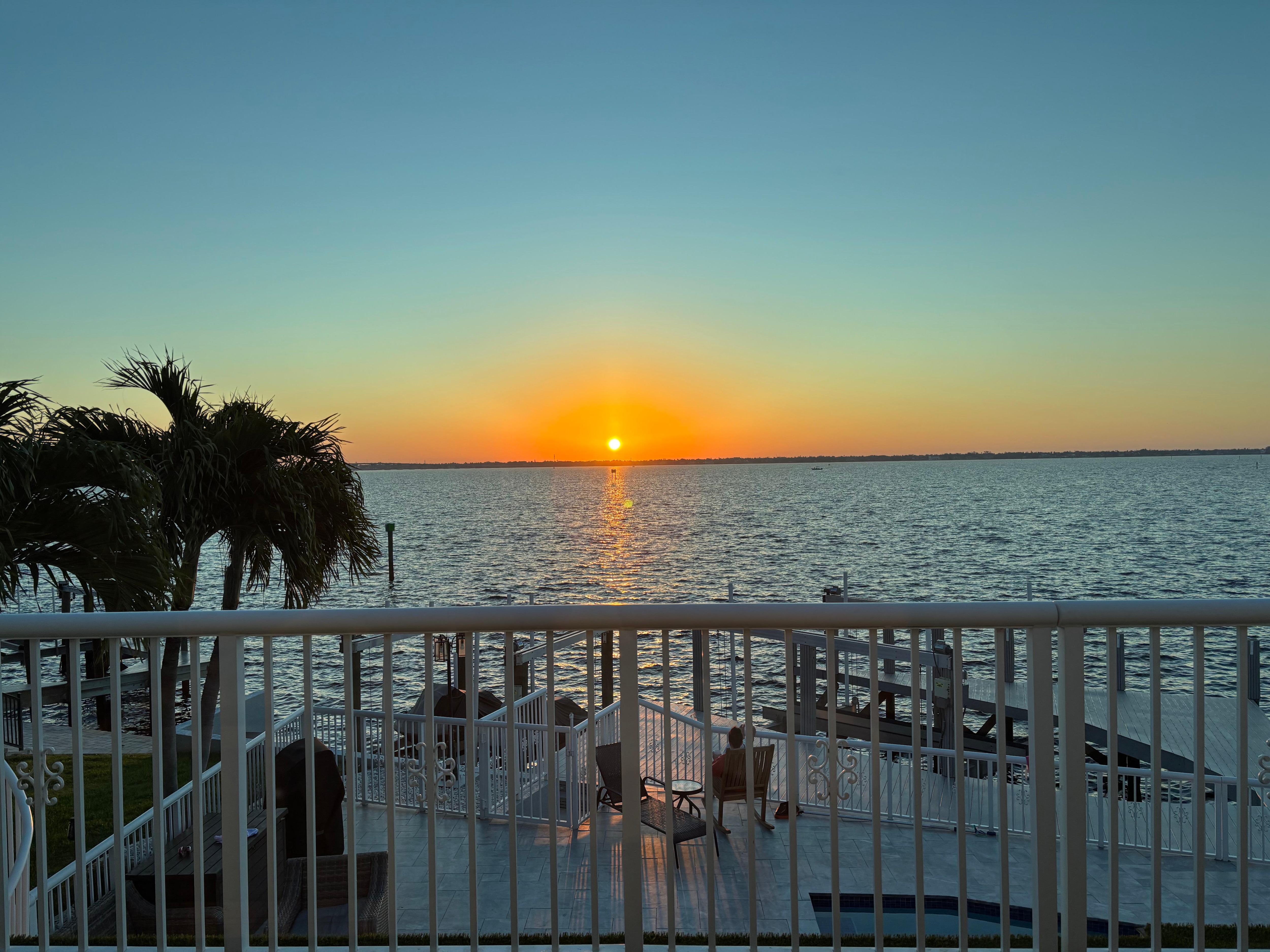 From the master suite.