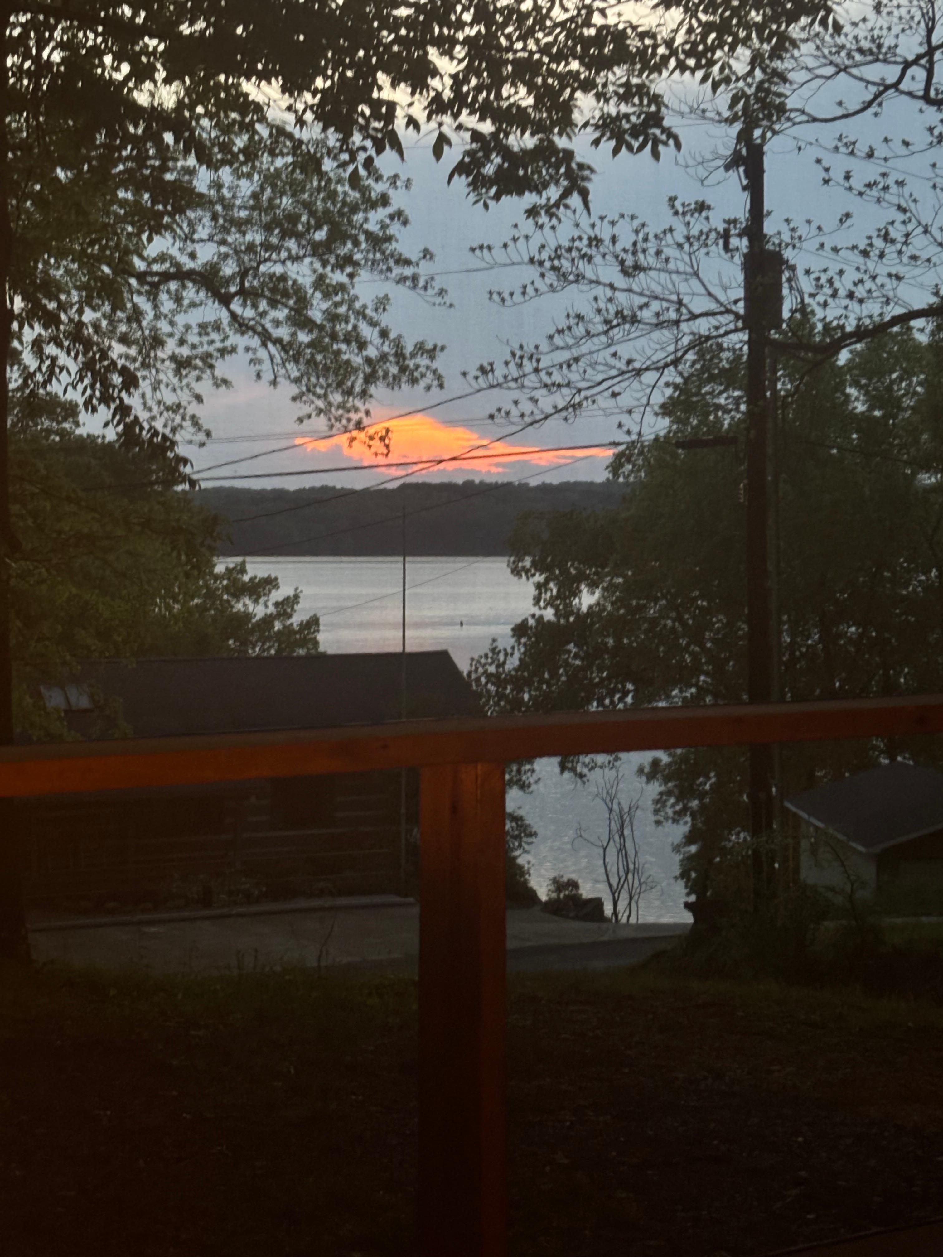 Sunset. 