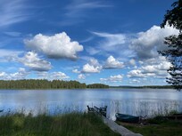View from sauna over the lake