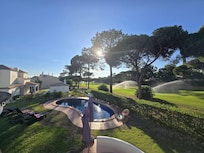 Beautiful views over golf course.