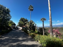 The path to the pool.