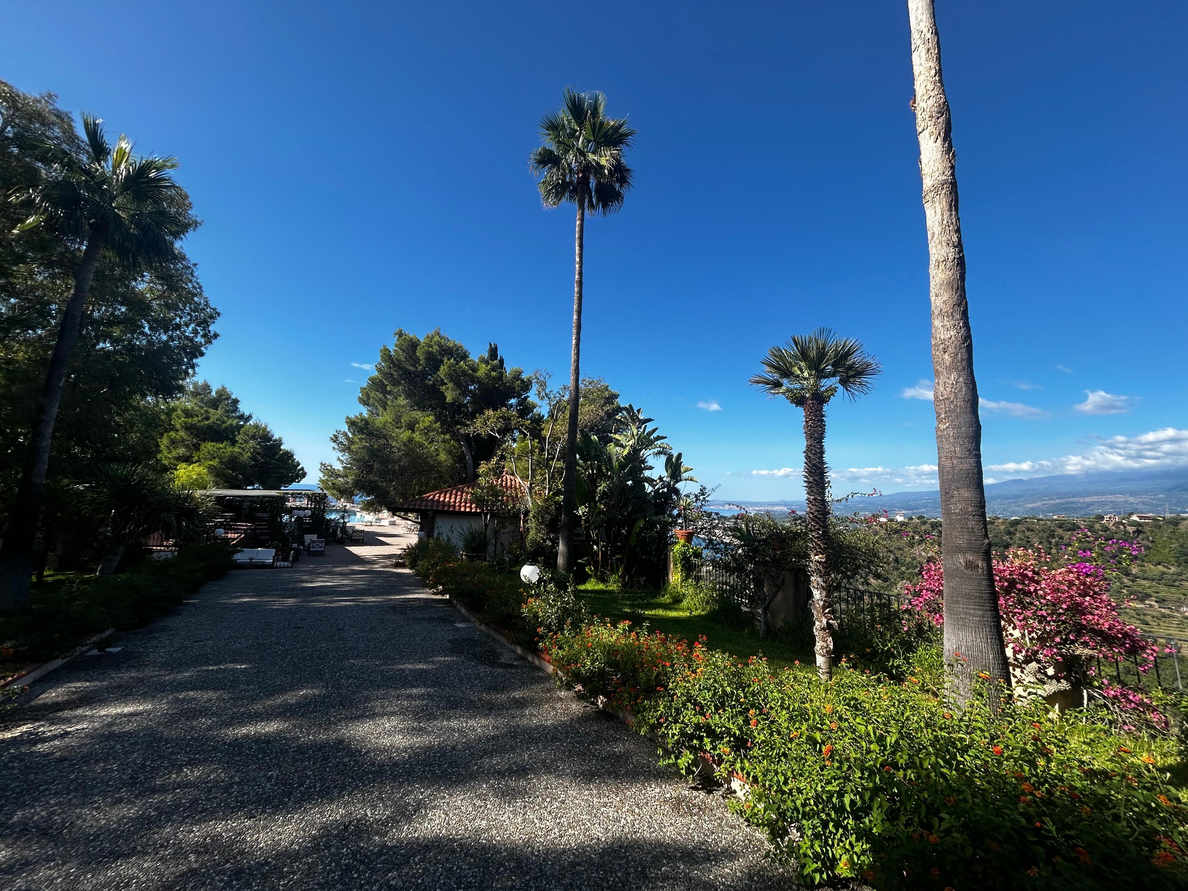 The path to the pool.