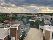 View from the 9th floor of Hot Springs, AR.