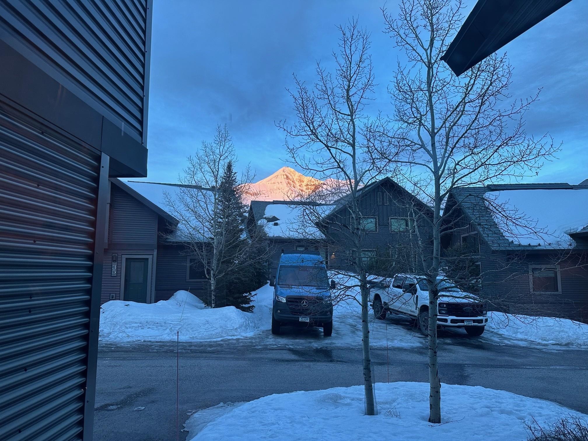 View from kitchen window