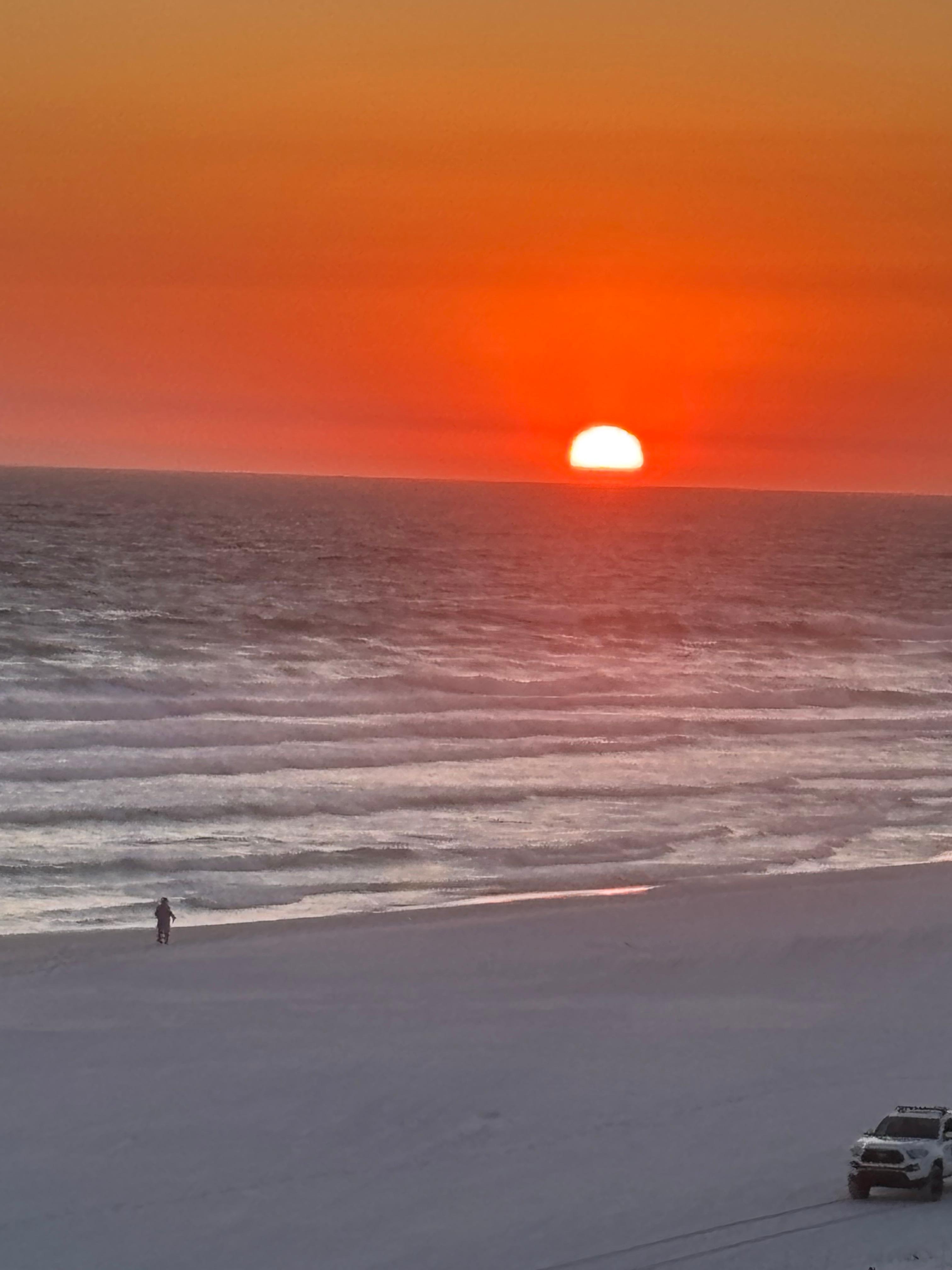 First sunset after our arrival 