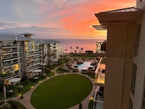 Our last night. Goodnight Maui from our balcony
