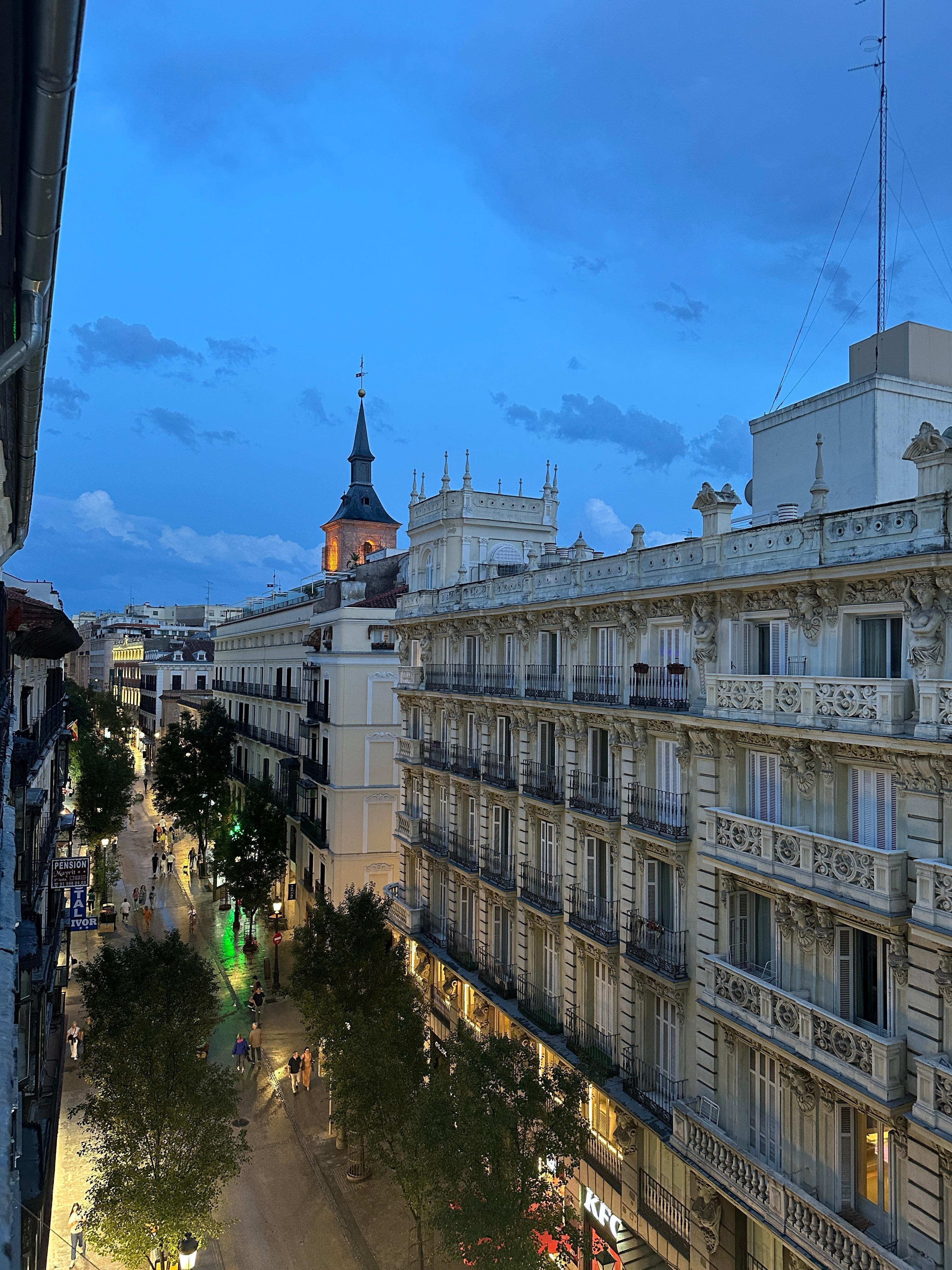 View from the balcony