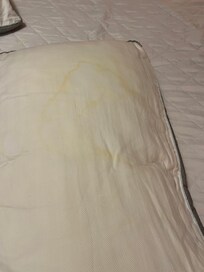 Stained pillows