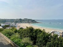 Blick vom Balkon