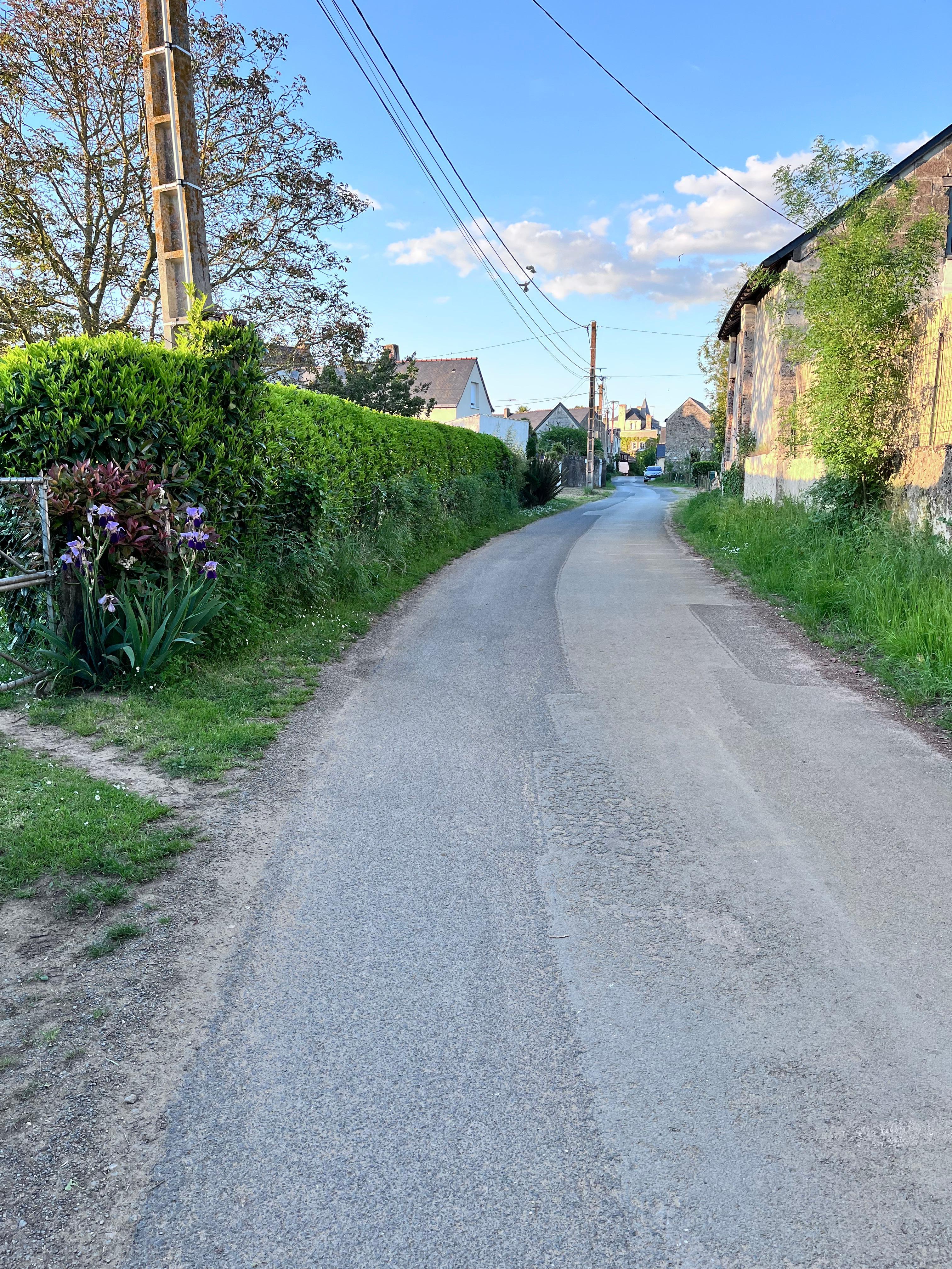 Coming in to the village
