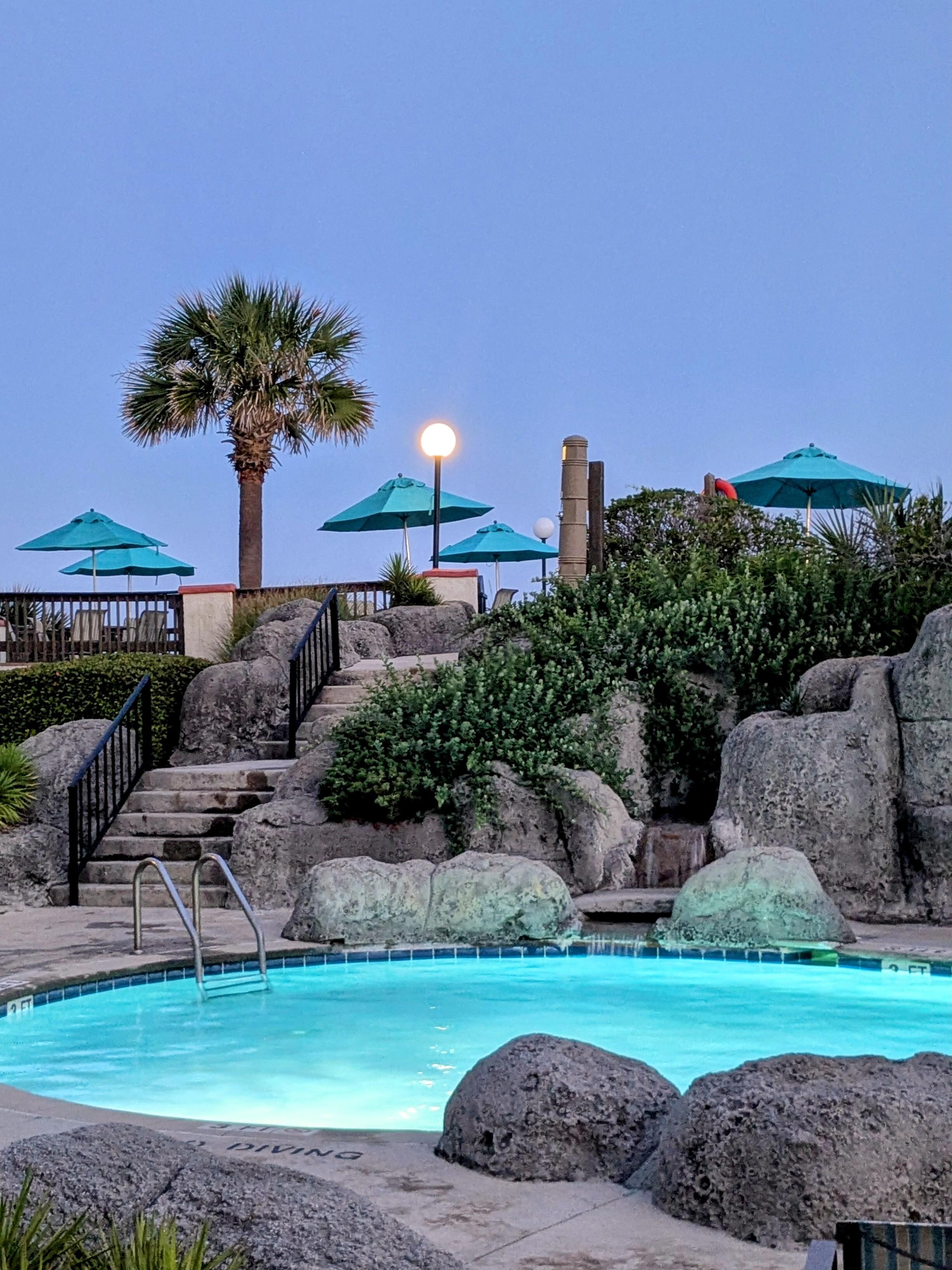 One of the smaller pools