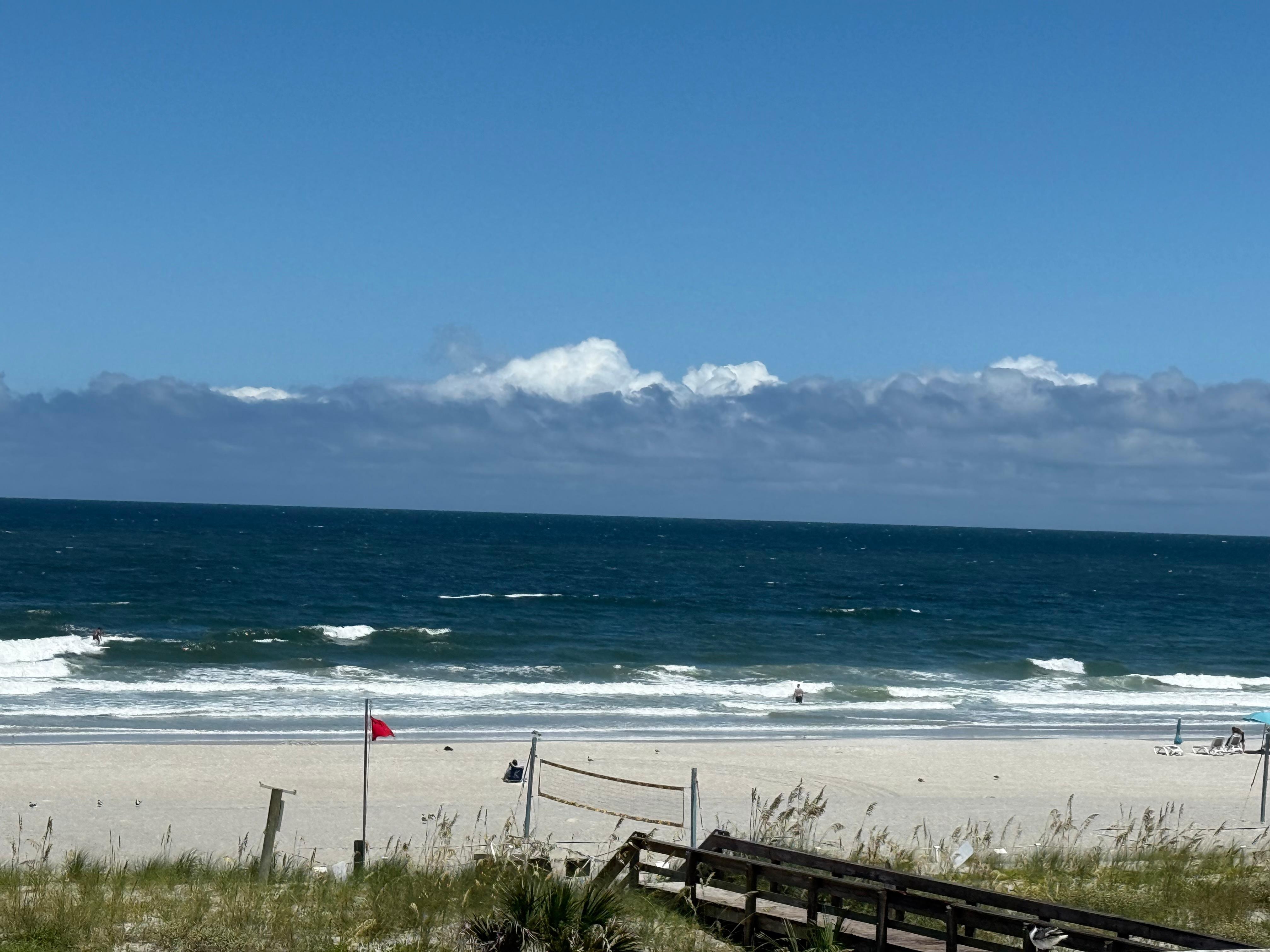 View from our 3rd floor balcony 