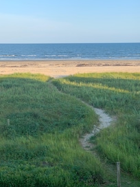 View from the covered deck.
