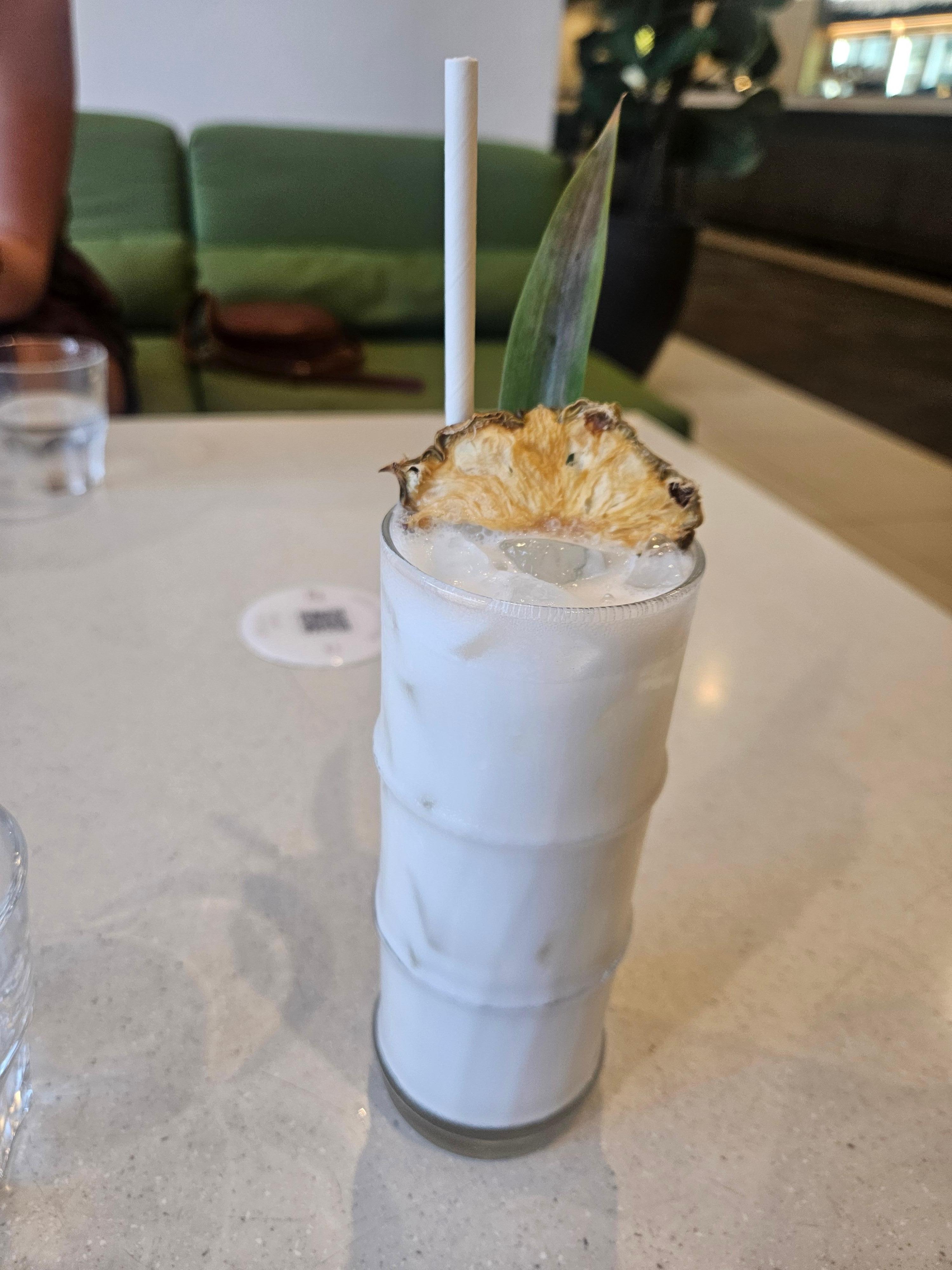 Tropical cocktail in the bar