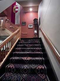 Stairs leading to our room.