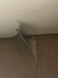 Peeling wallpaper
