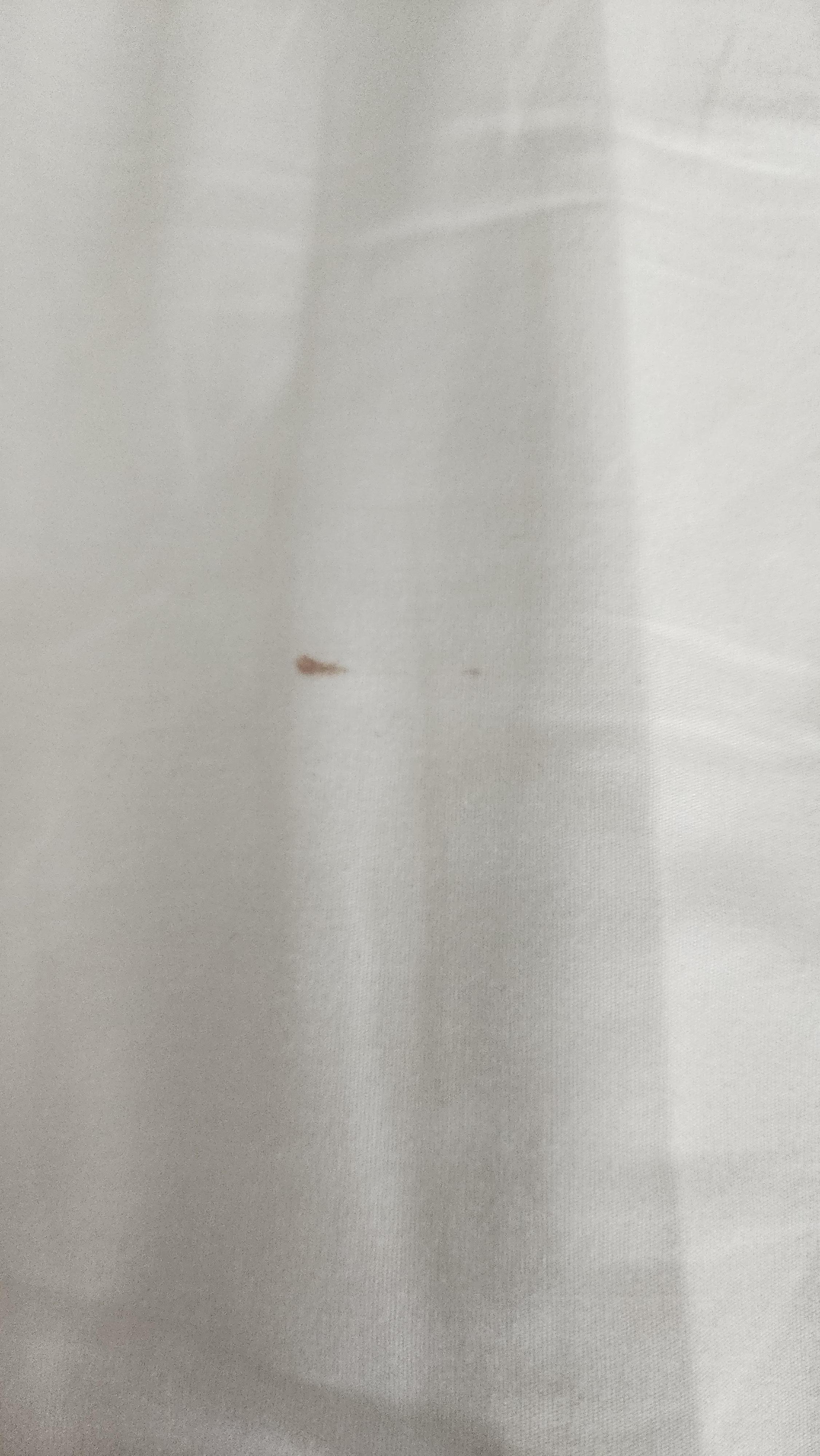Their bedsheets had blood stains that had been cleaned, but the marks were still there.