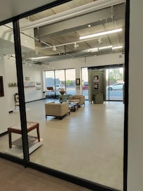 Art gallery lobby