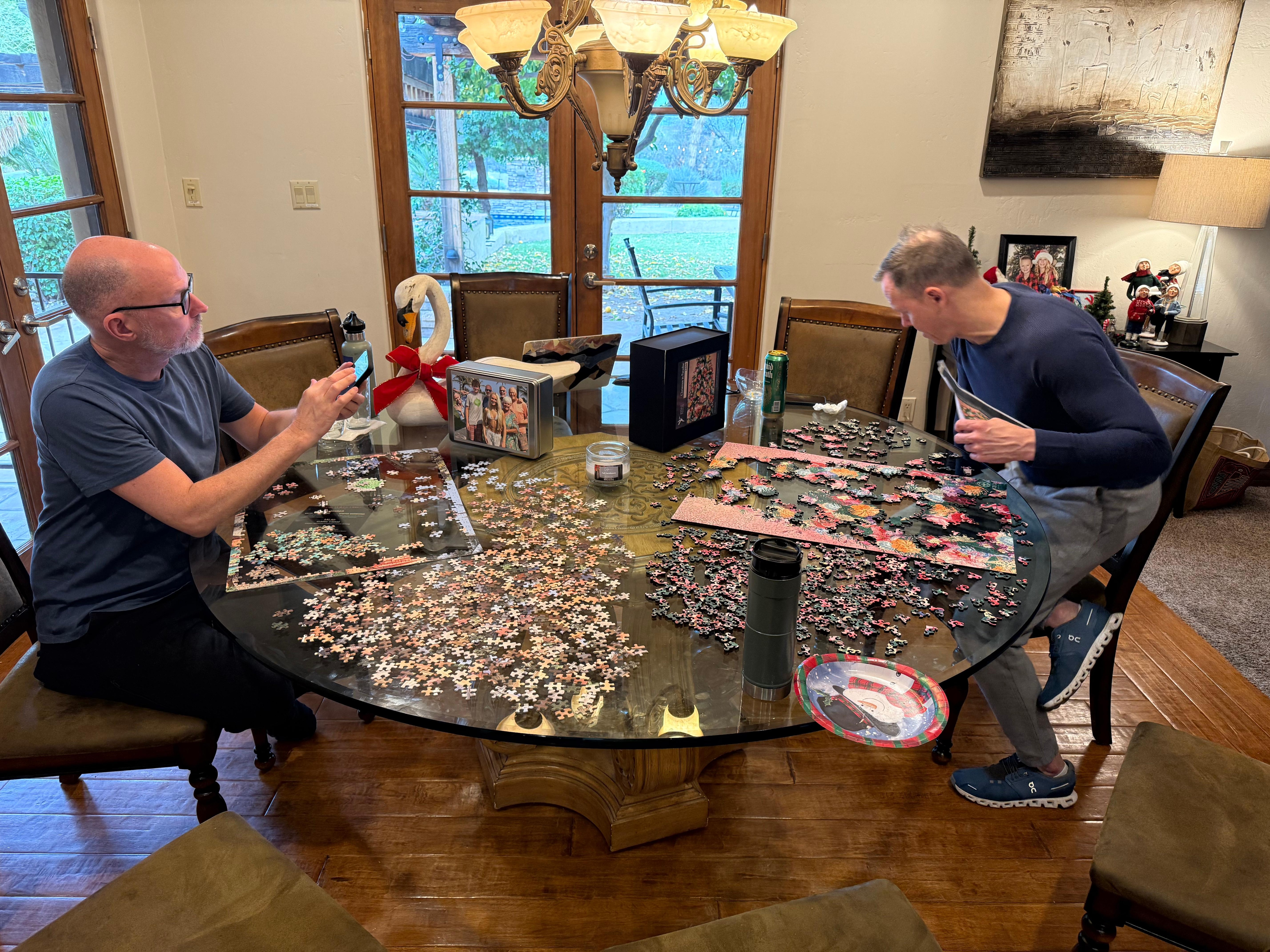 Puzzling in the kitchen...