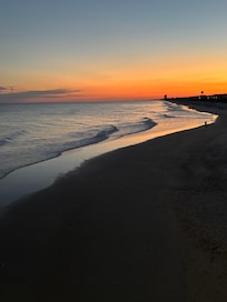 This was from the pier at sunset.