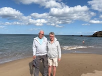 On the beach