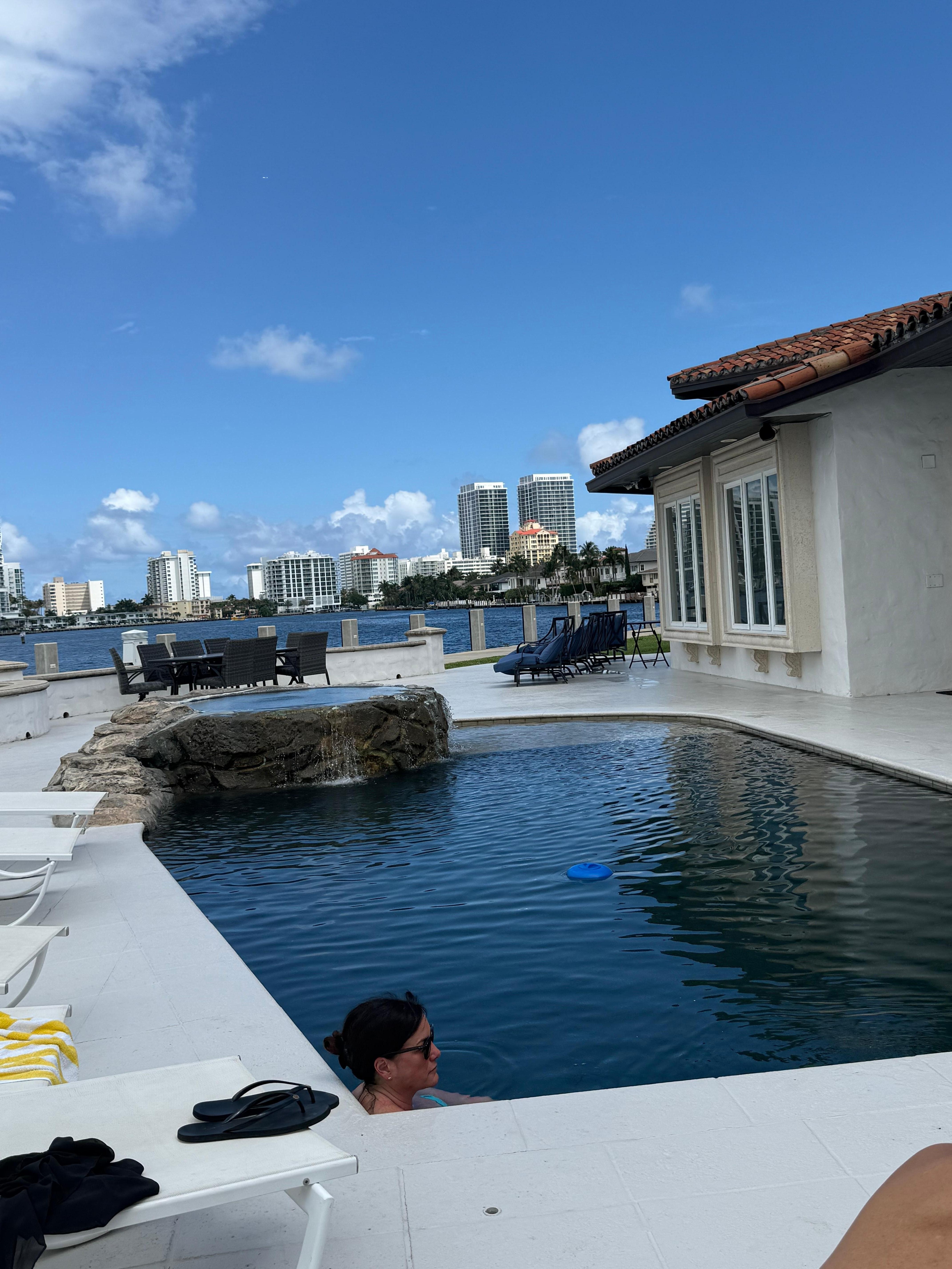 Your view from under the cabana