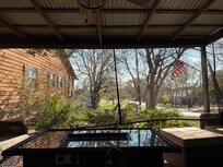 Cottage outdoor space.