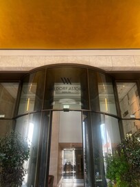 Entrance into hotel