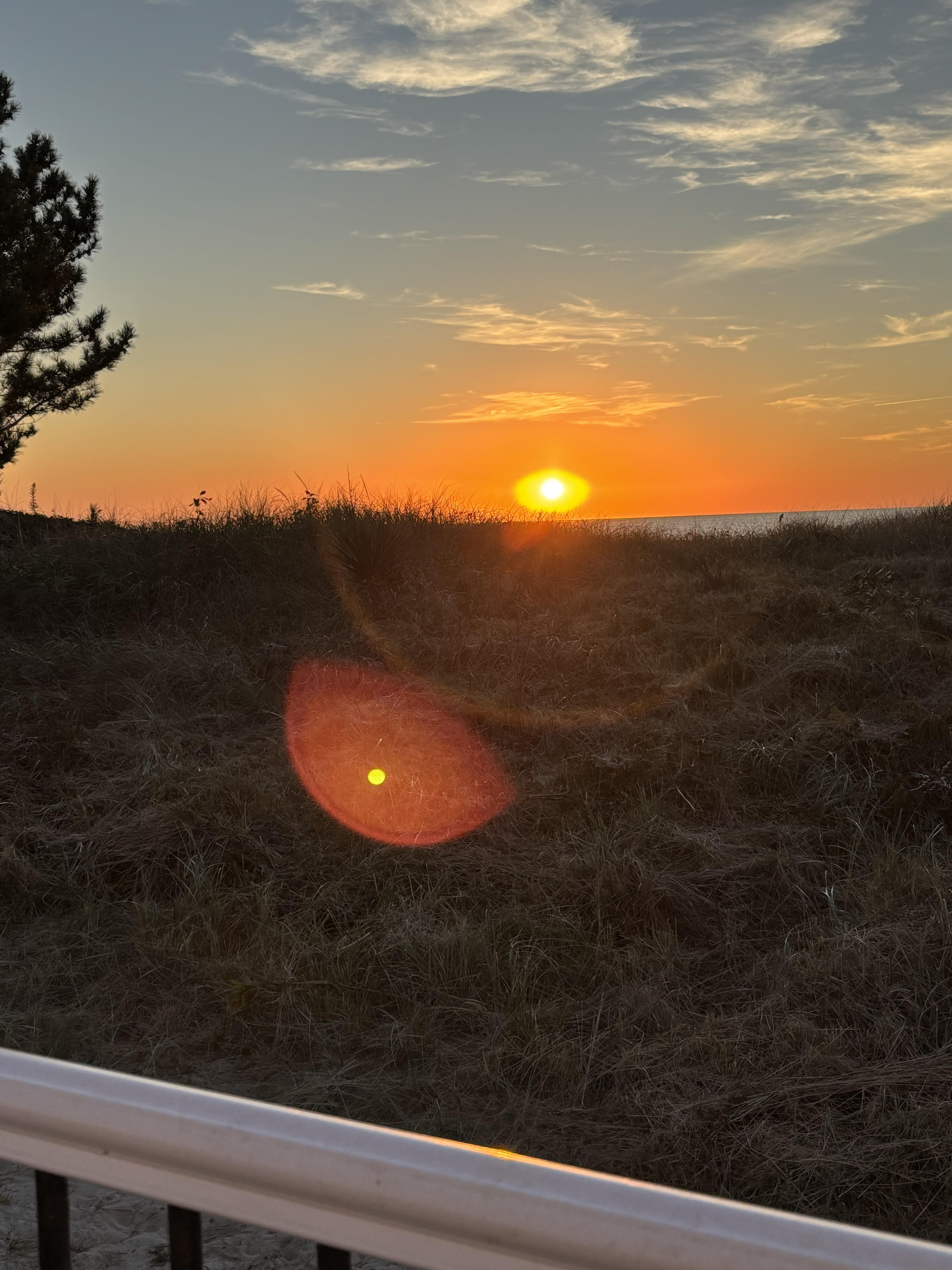 Sunset from the back porch!