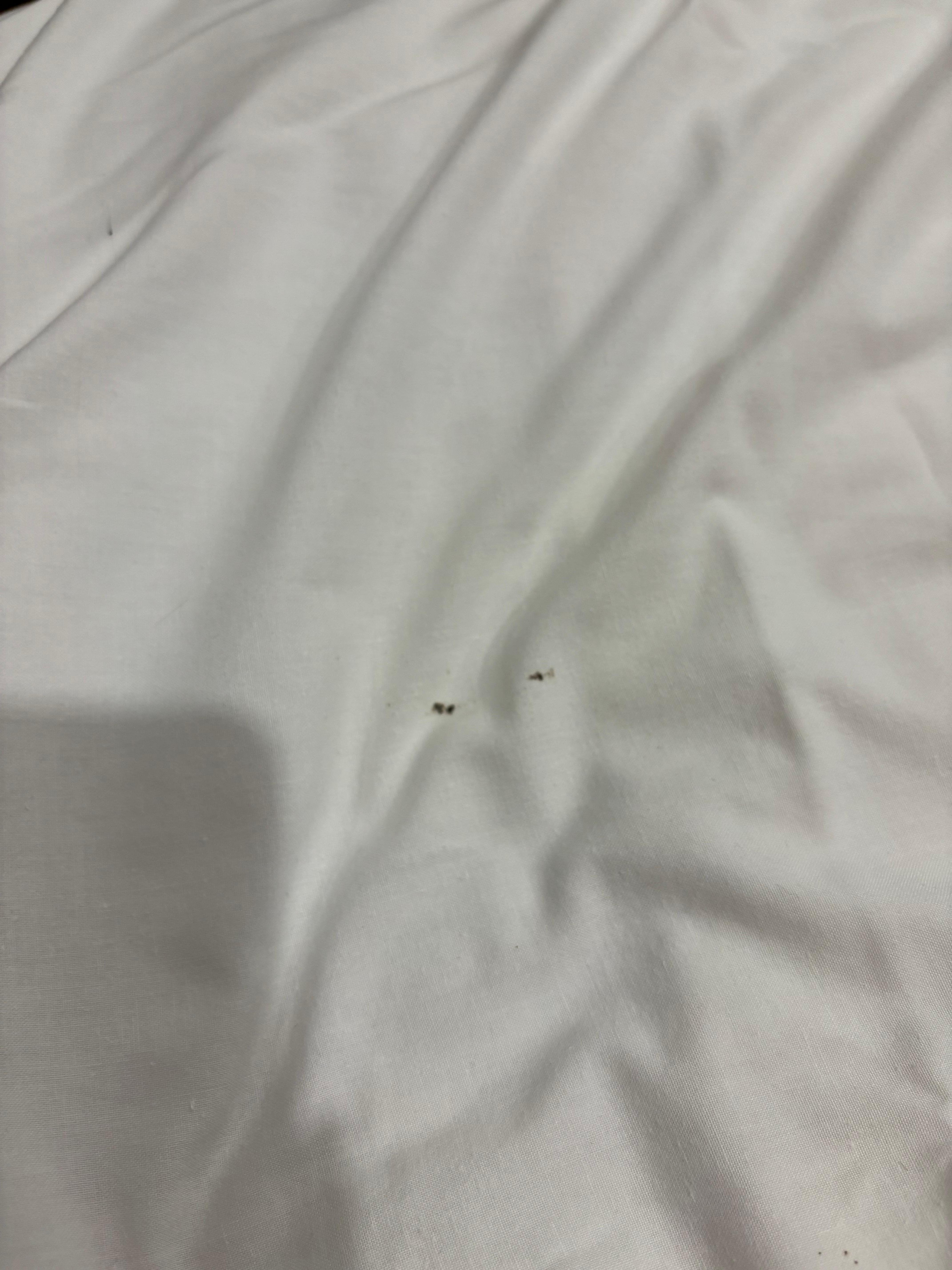 Dirty bed sheet 