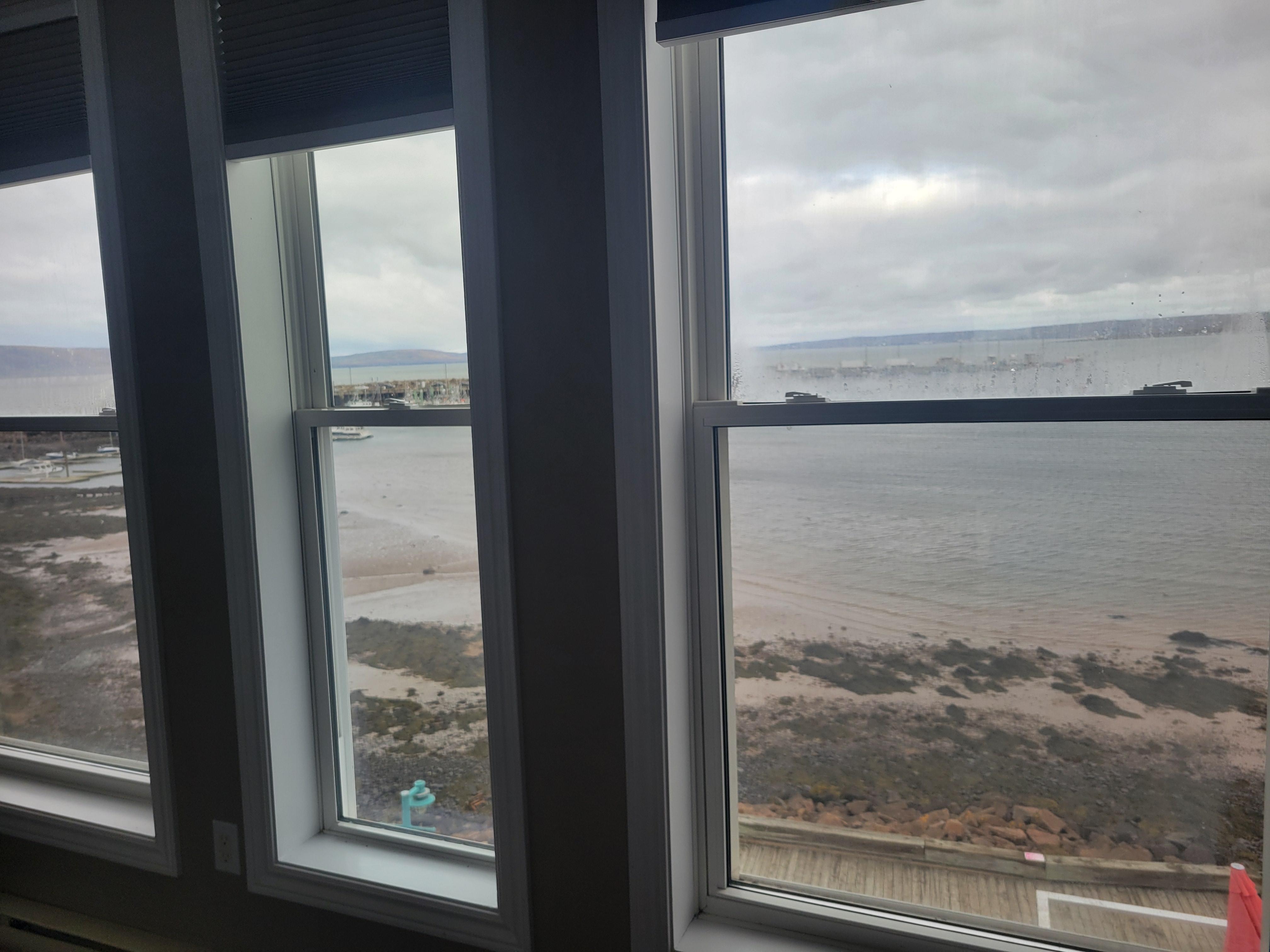 View from bedroom window 