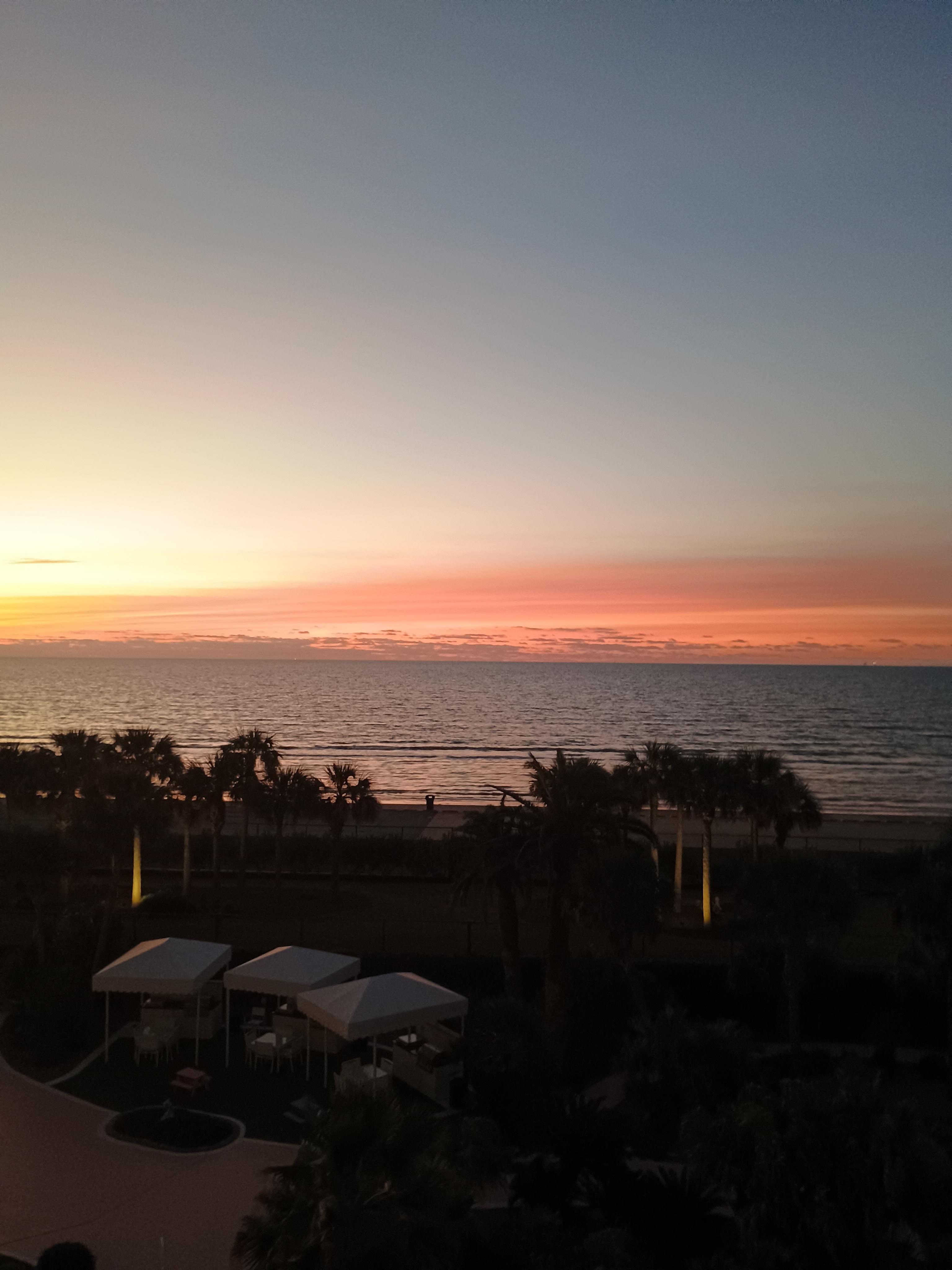 Sunrise view from the lanai