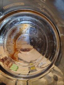 Dirty coffee pot