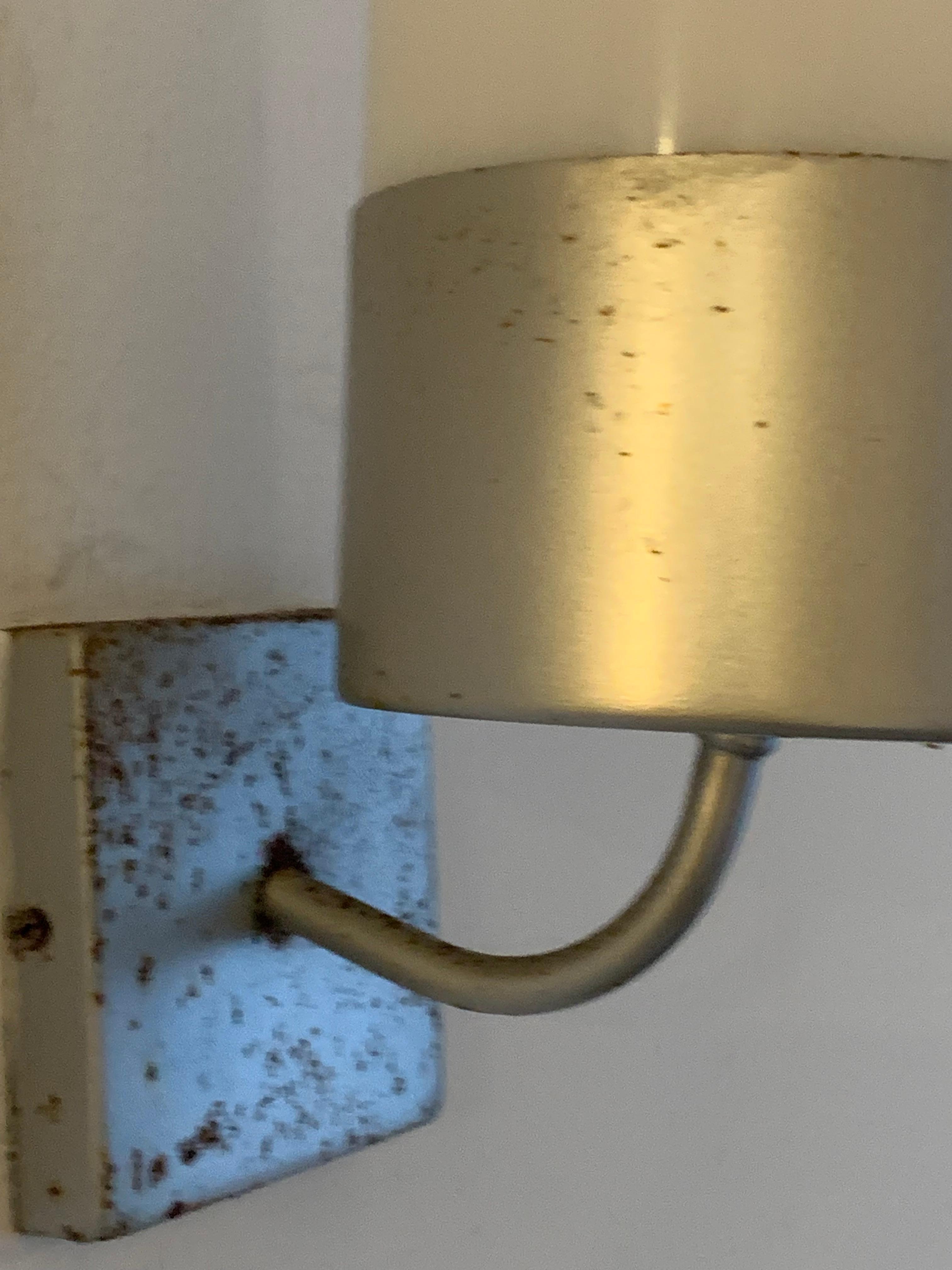 Rust on the light fixture 