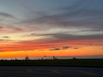 Sunset view from the condo.