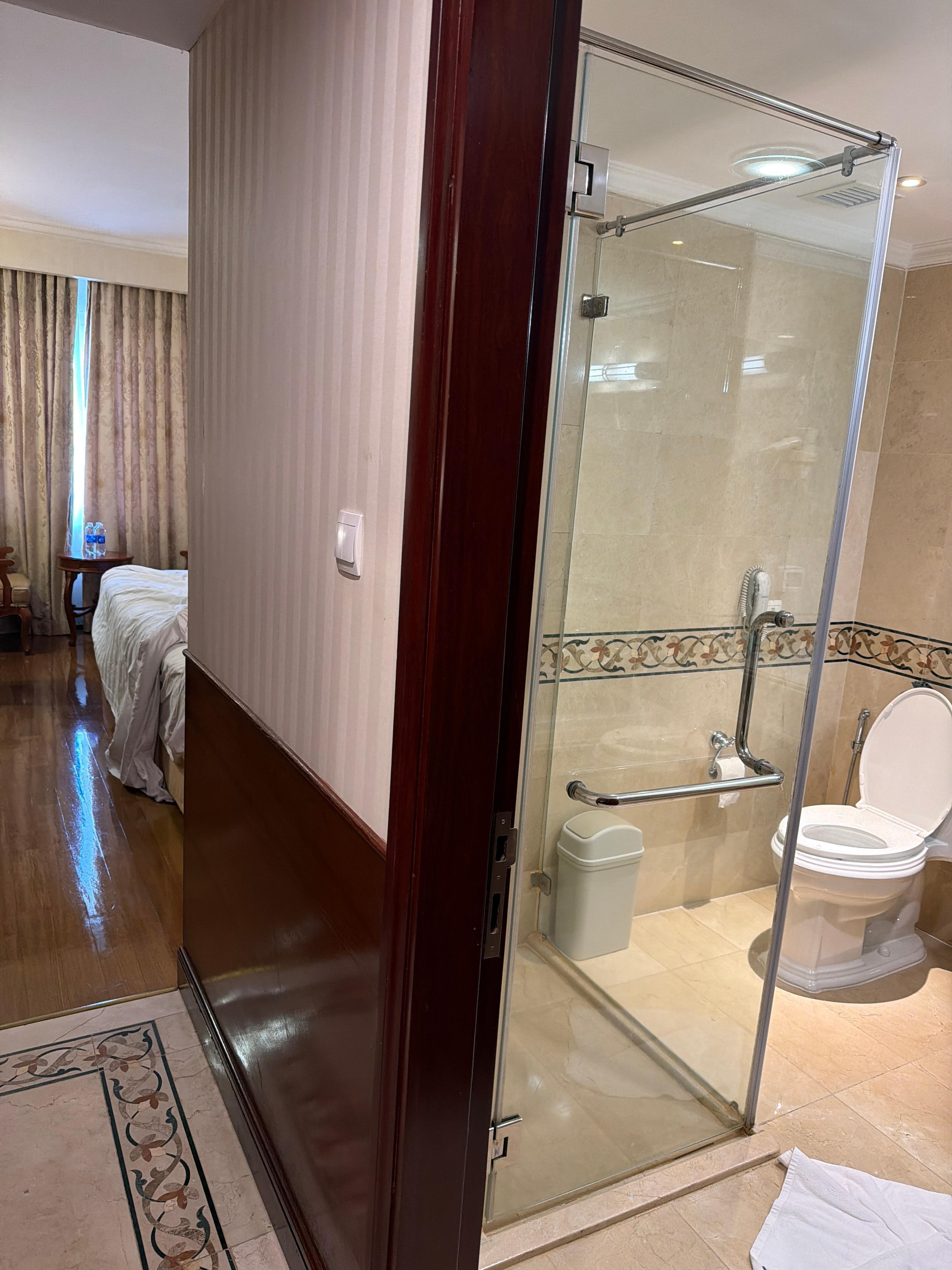 Bedroom and bathroom 