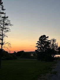 Beautiful evening sunset from the deck!
