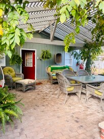 Perfect spot for reading and drinking wine!