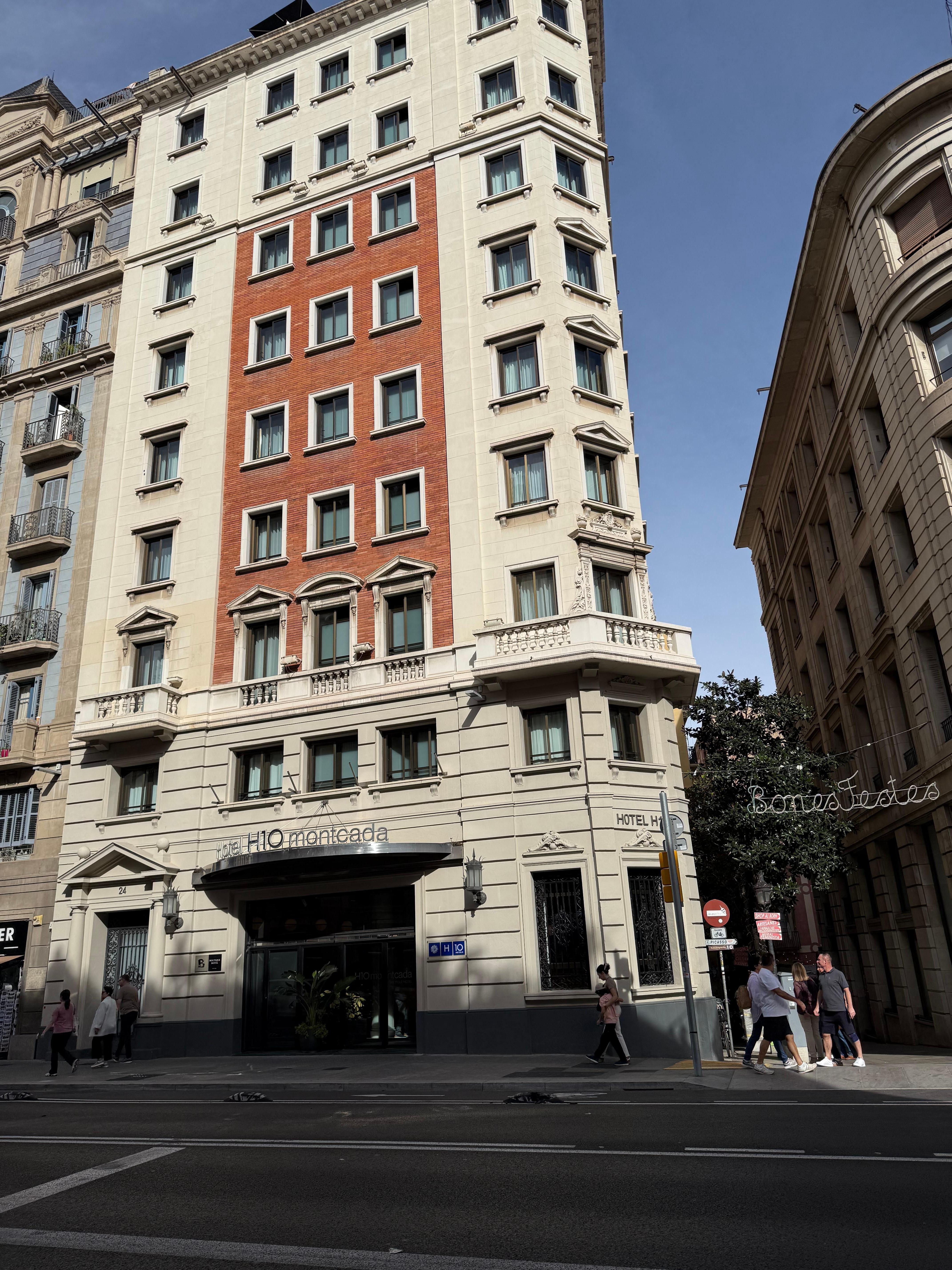 Hotel from across the street