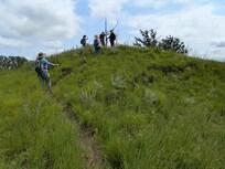 Hiking at Preparation Canyon